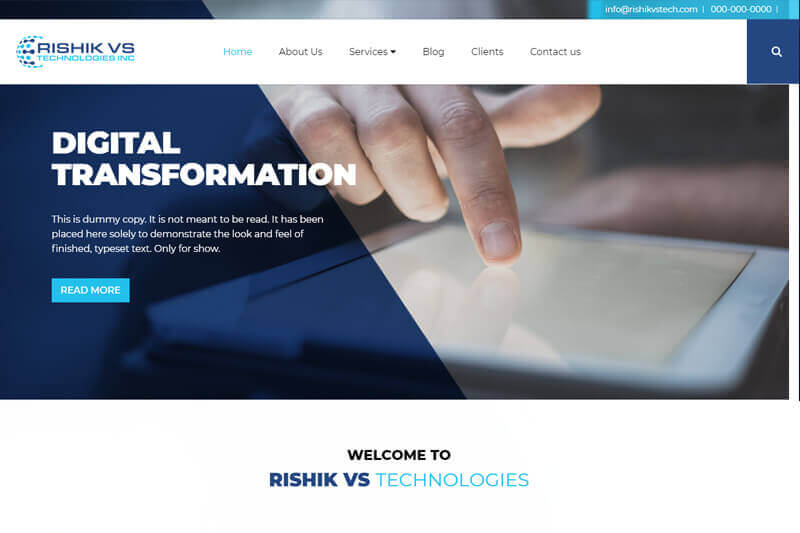 Websites project by IO Technologies